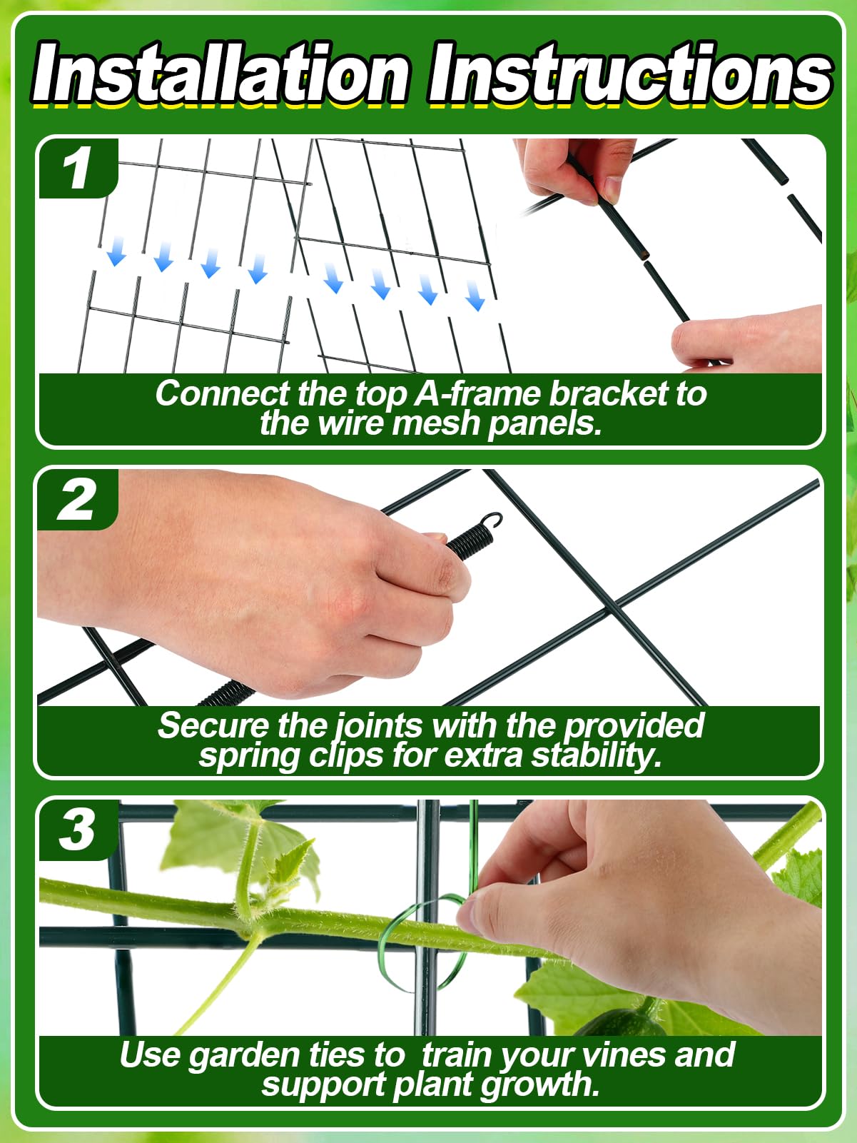 ANPHSIN trellis standing in wind showing powder-coat weather resistance benefit