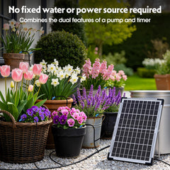 AnseTo drip heads and tee joints detail supporting precise plant watering