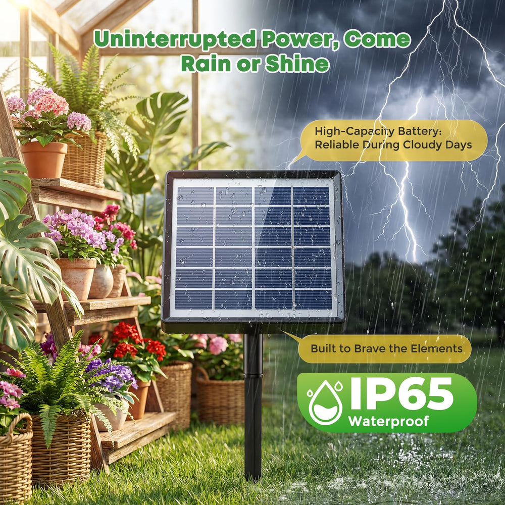 AnseTo system installed on a balcony keeping plants watered automatically