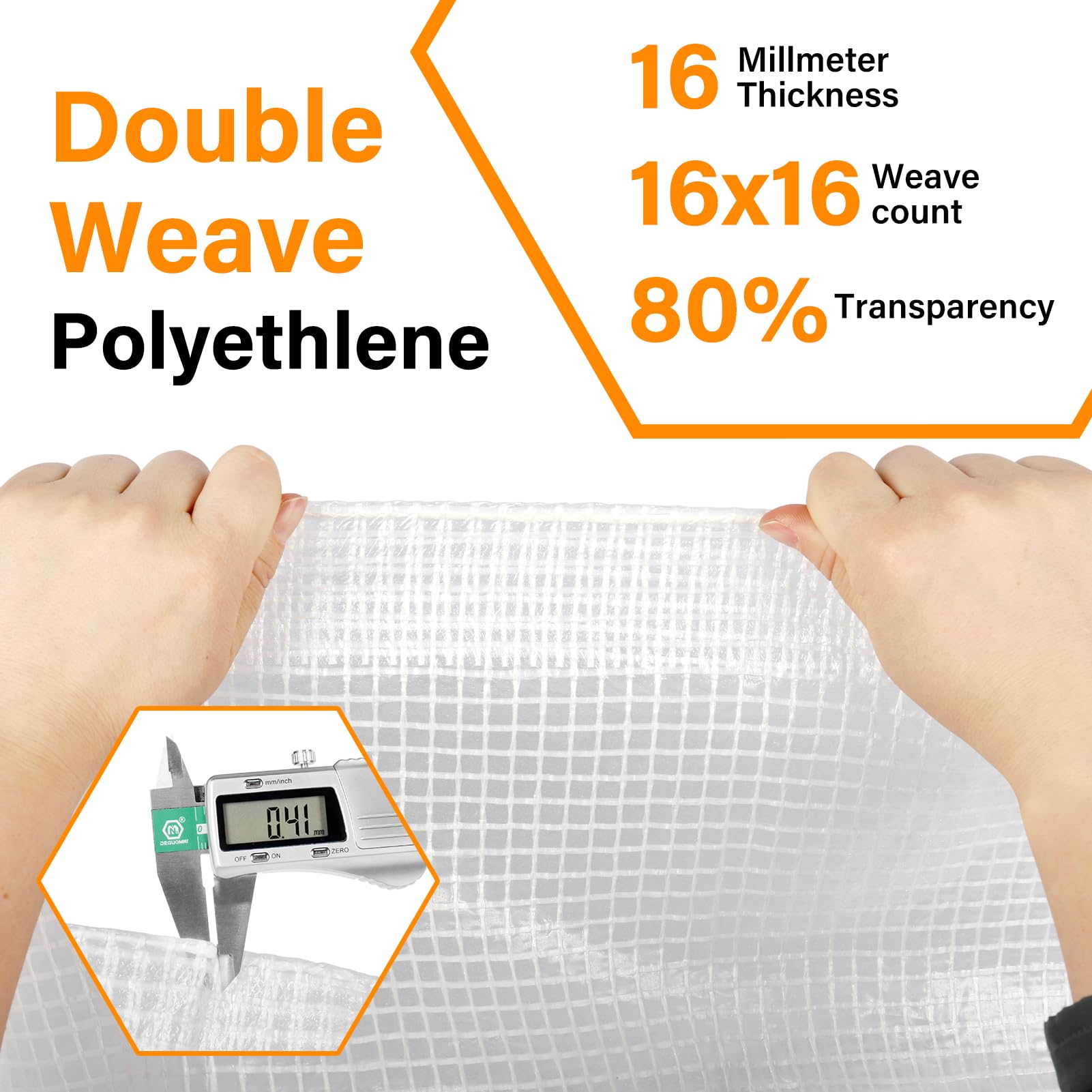 Ansgery close-up of woven core texture demonstrating durable tear resistance