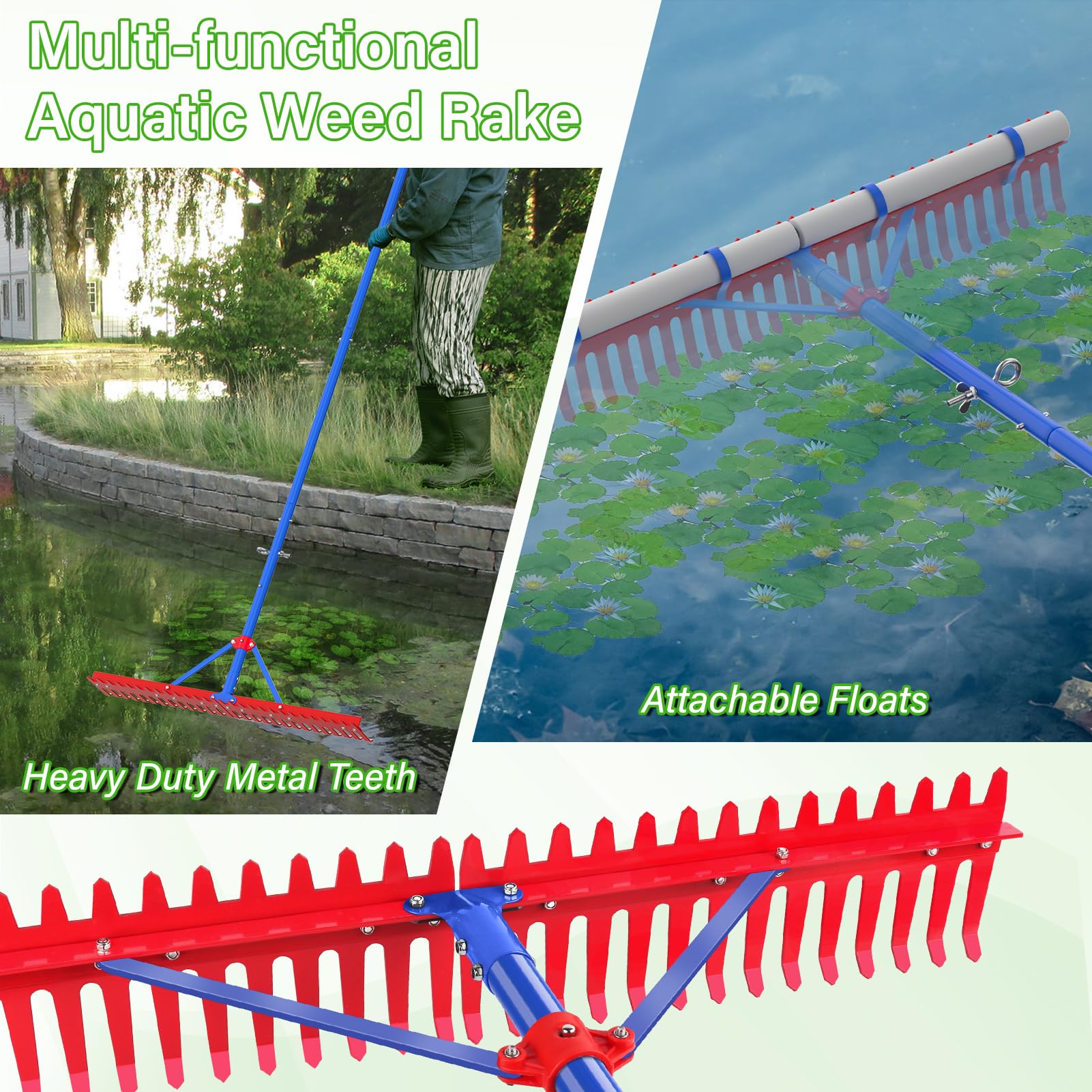 Ansgery poly rope and buoy detail for long-reach retrieval and durability