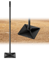Ansionsol front view tamper showing sturdy steel head and square base for efficient compaction