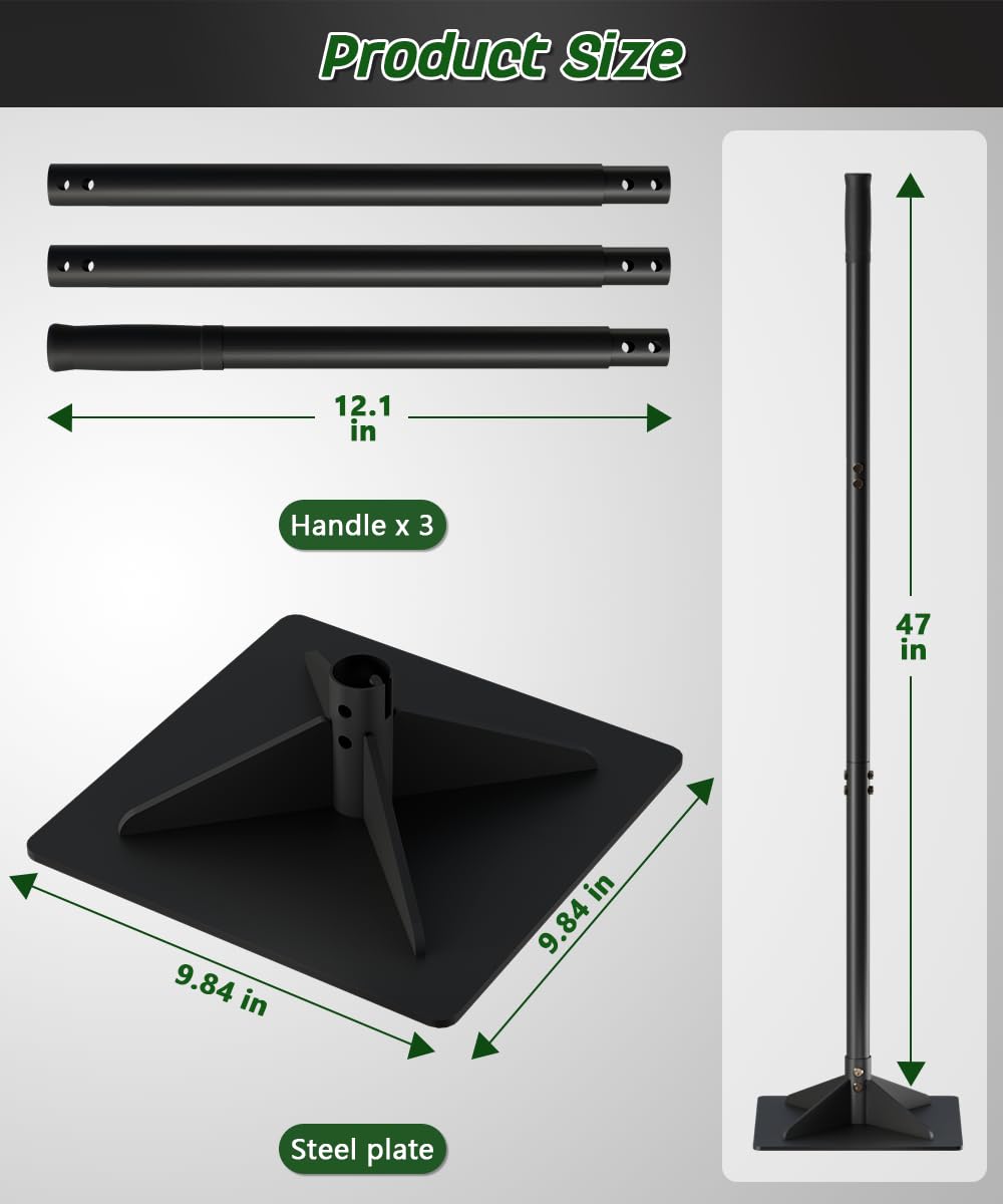 Ansionsol rubber grip and adjustable handle detail for better control and reduced fatigue