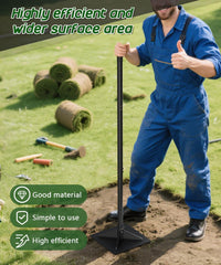 Ansionsol tamping gravel in use to show consistent compaction and time savings