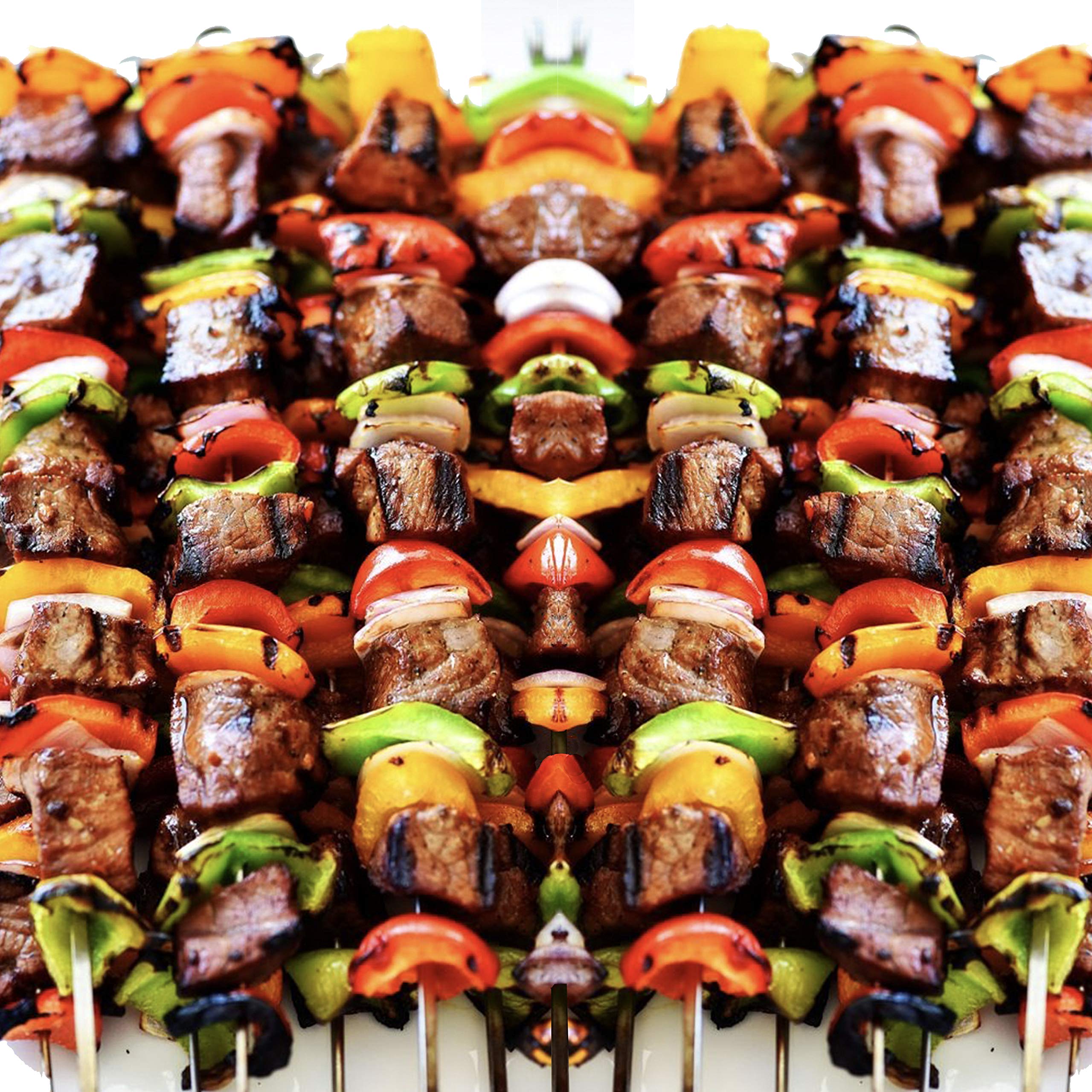 Antallcky skewers in camping scene for portable outdoor cooking convenience