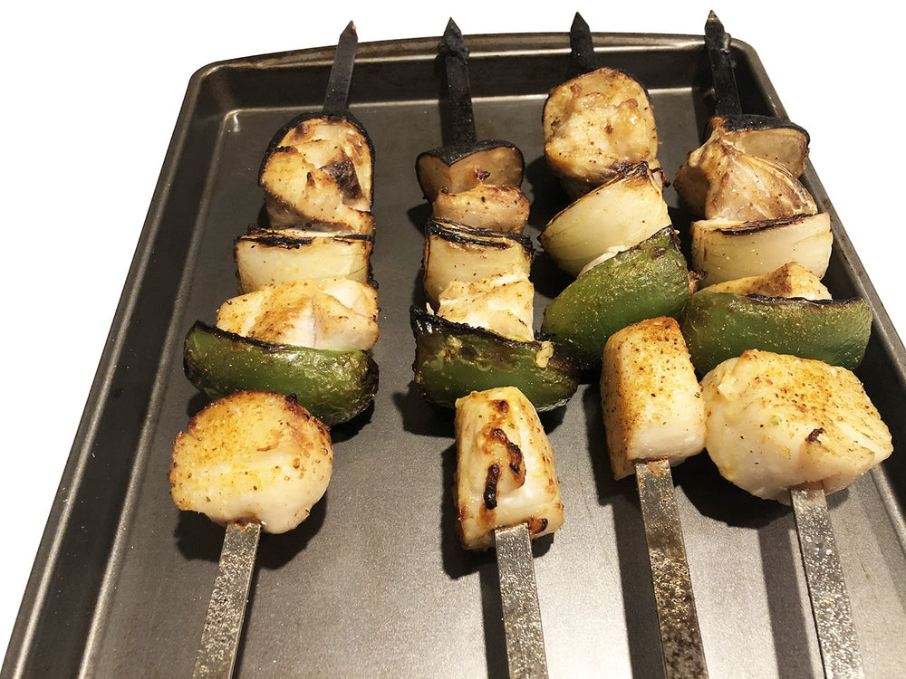 Antallcky neatly stacked skewers for compact storage and transport