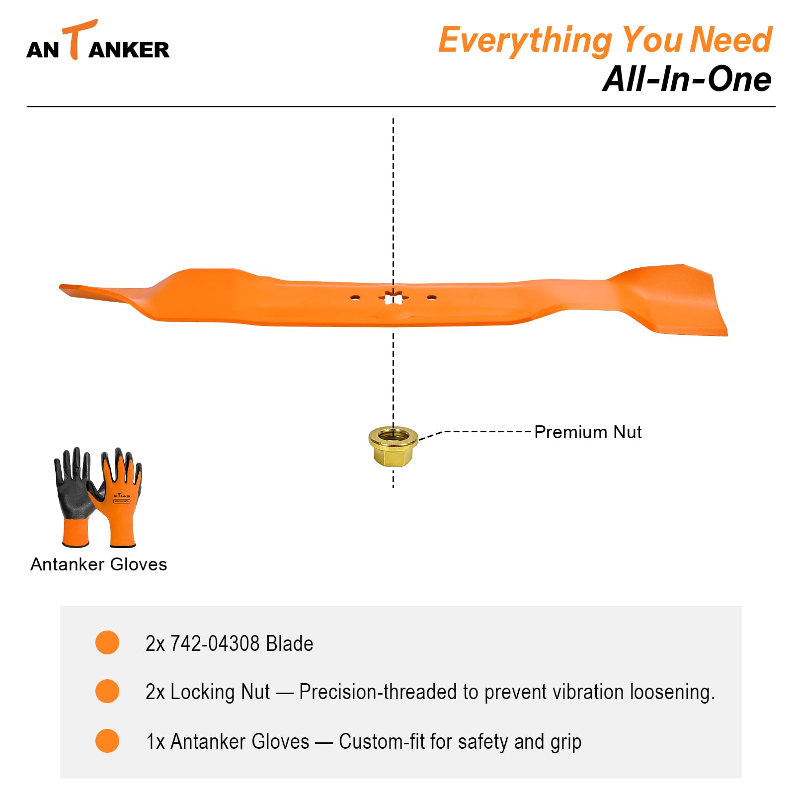 Antanker hand-held blades showing scale and easy handling benefit