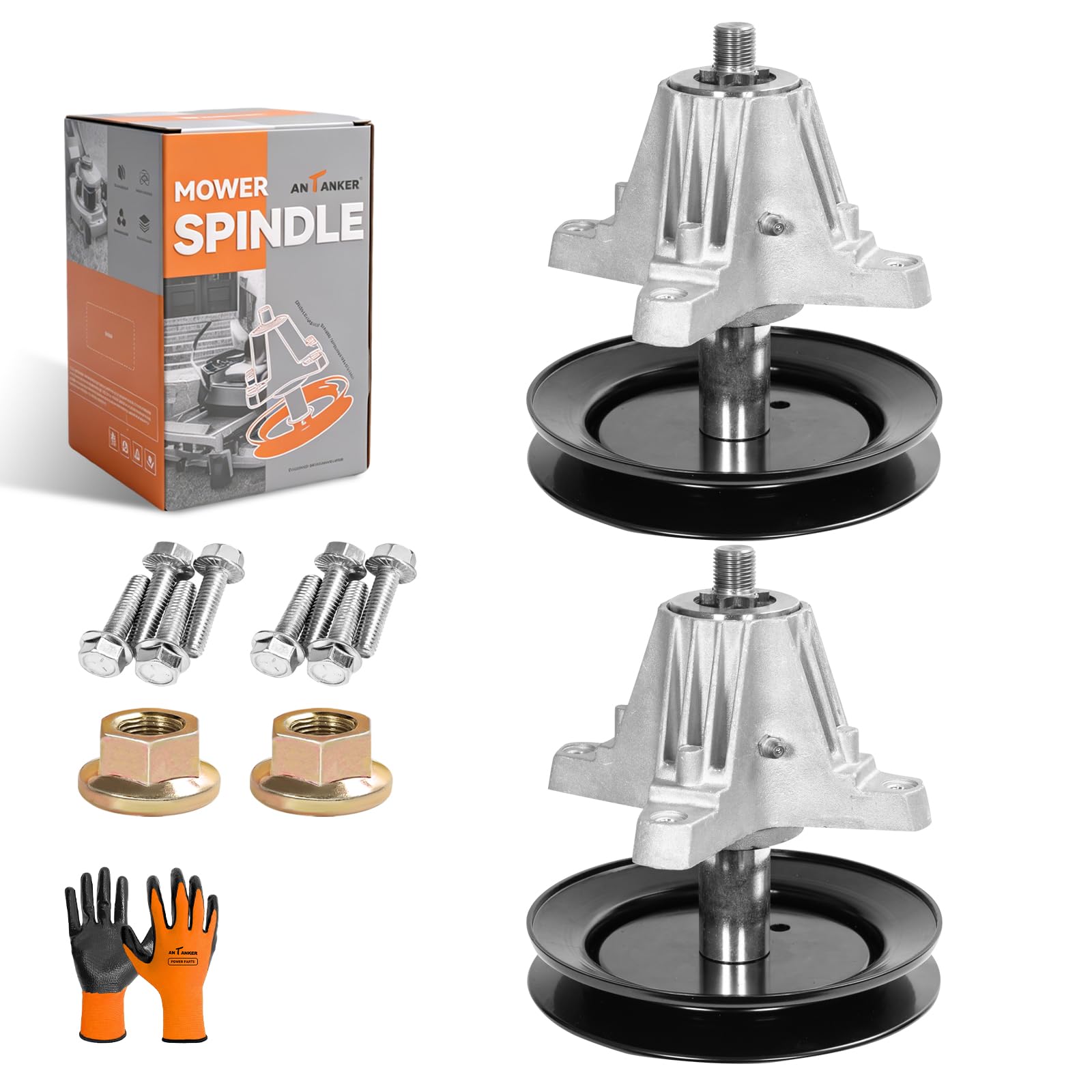 Antanker front view of spindle assembly showing fit and finish benefit