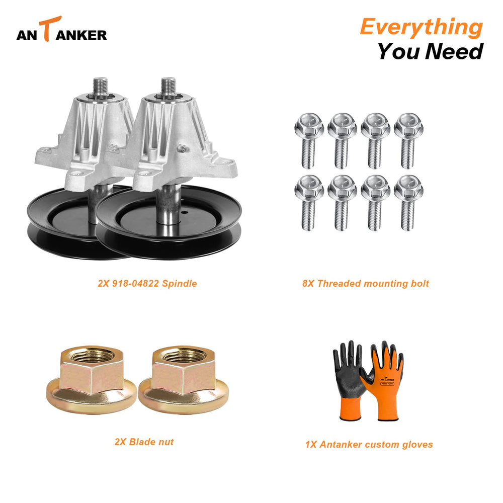 Antanker spindle height measurement demonstrating correct OEM fit