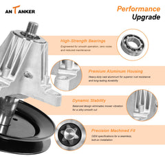 Antanker spindle bearing pre-greased for smoother startup and longer life
