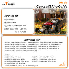 Antanker upper and lower blades paired to restore balanced mowing performance
