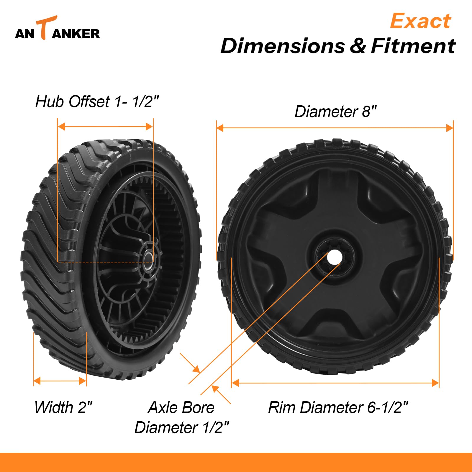Antanker close-up of 53-tooth drive gear delivering reliable engagement