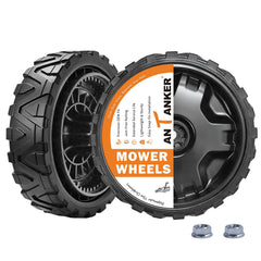 Antanker wheel front packaging showing two wheels and included nuts for quick replacement