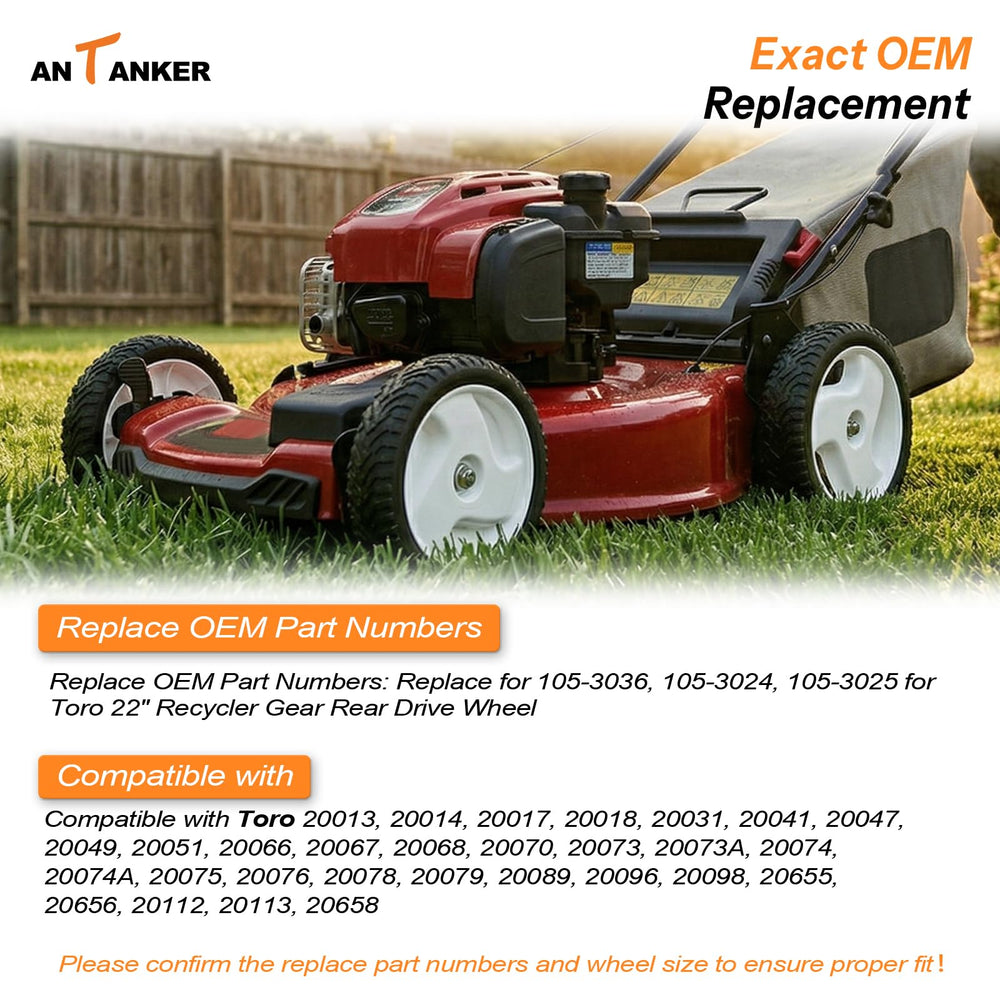 Antanker side shot of rubber tread providing improved traction and wear resistance