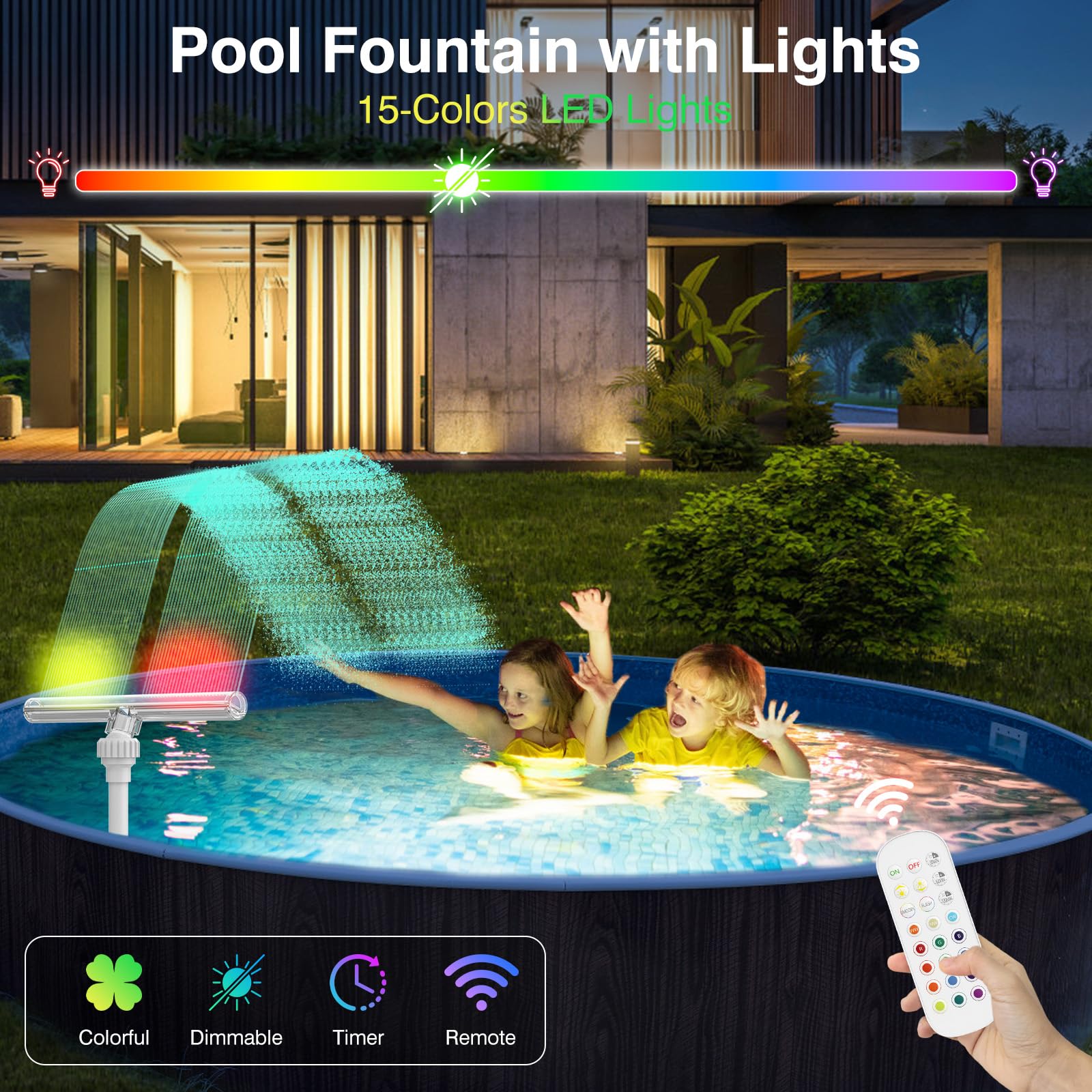 ANTEQI close-up of LED array and nozzle highlighting color control benefit