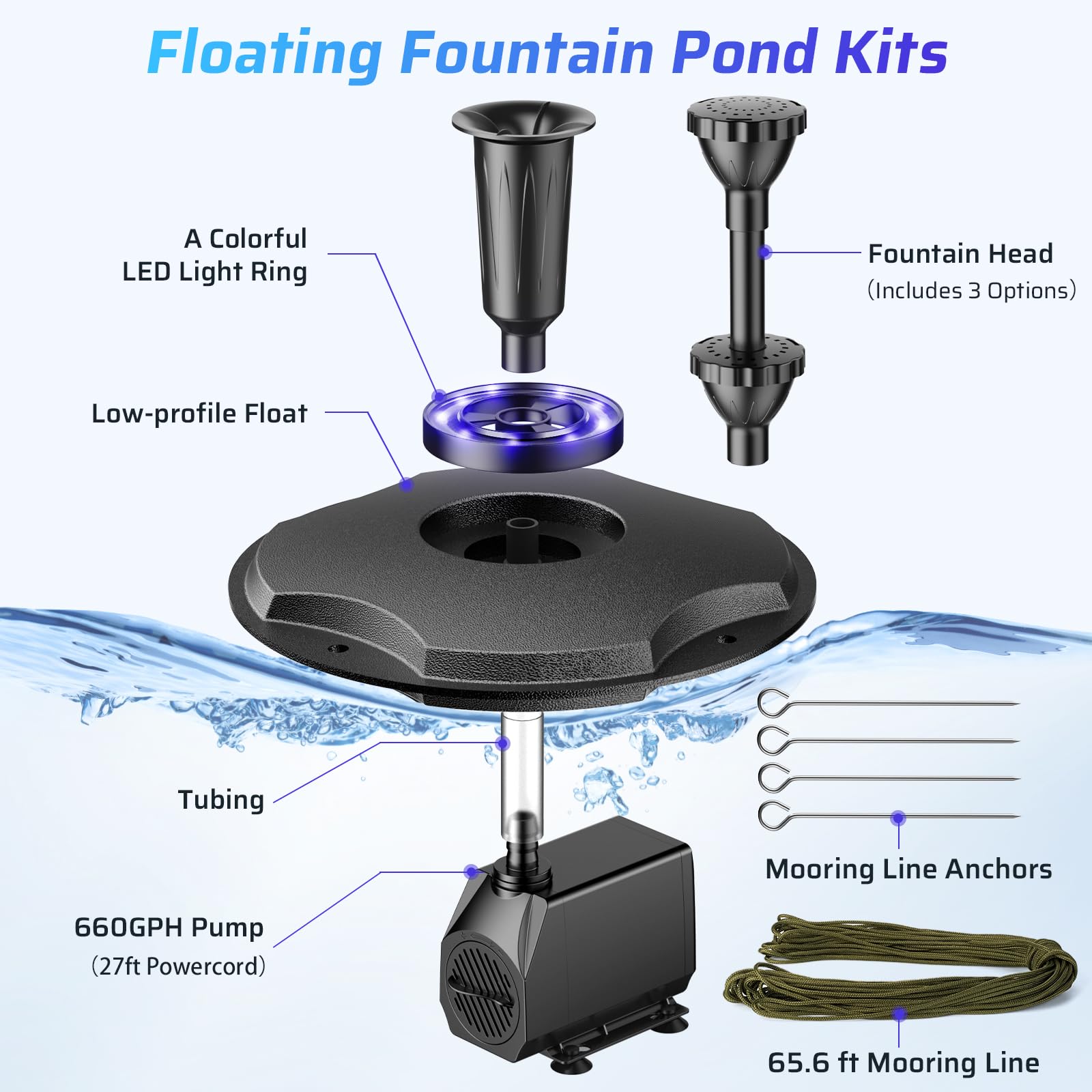 antfraer floating base detail demonstrating stable buoyancy and level adjustment