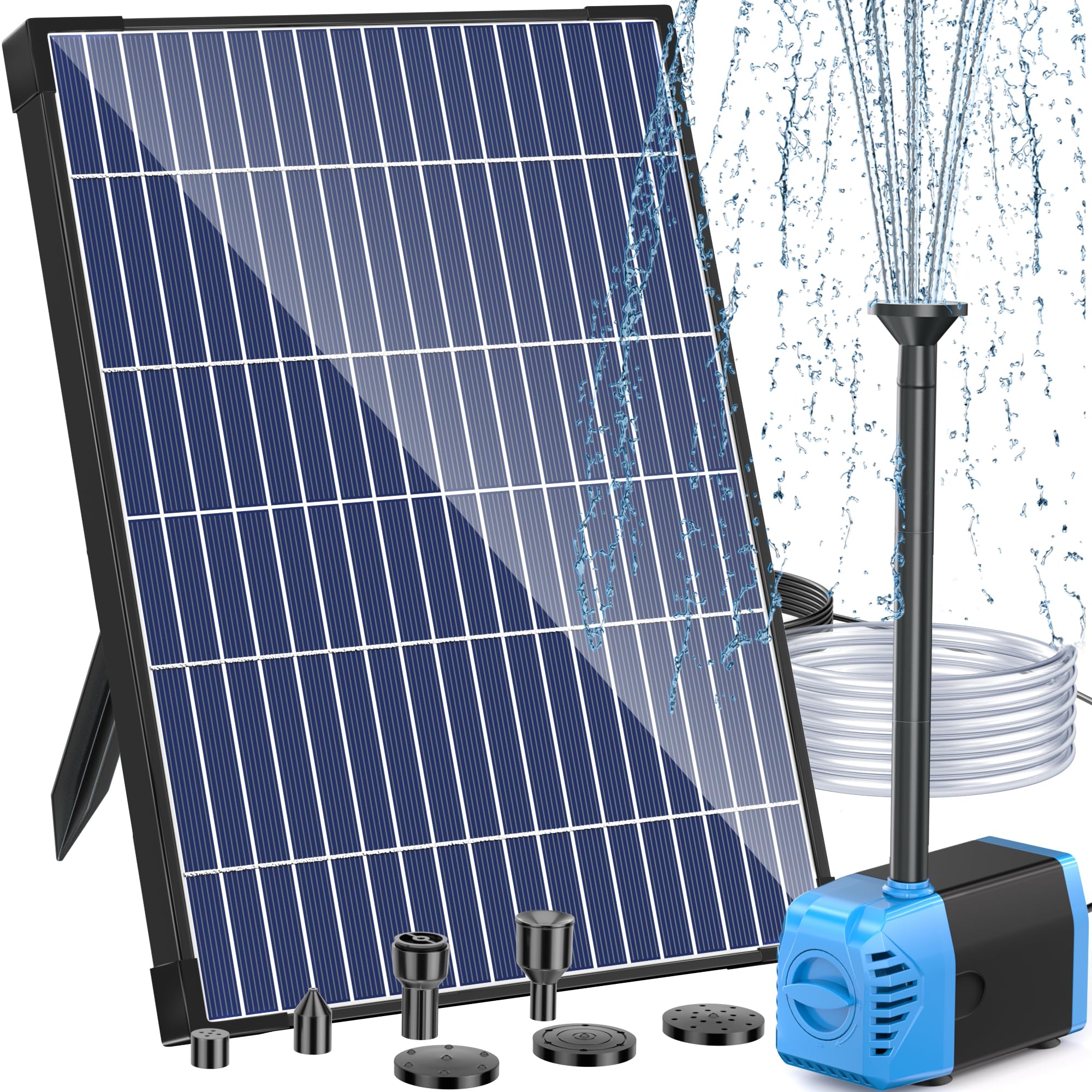 antfraer front panel and pump showing compact design and solar-powered benefit
