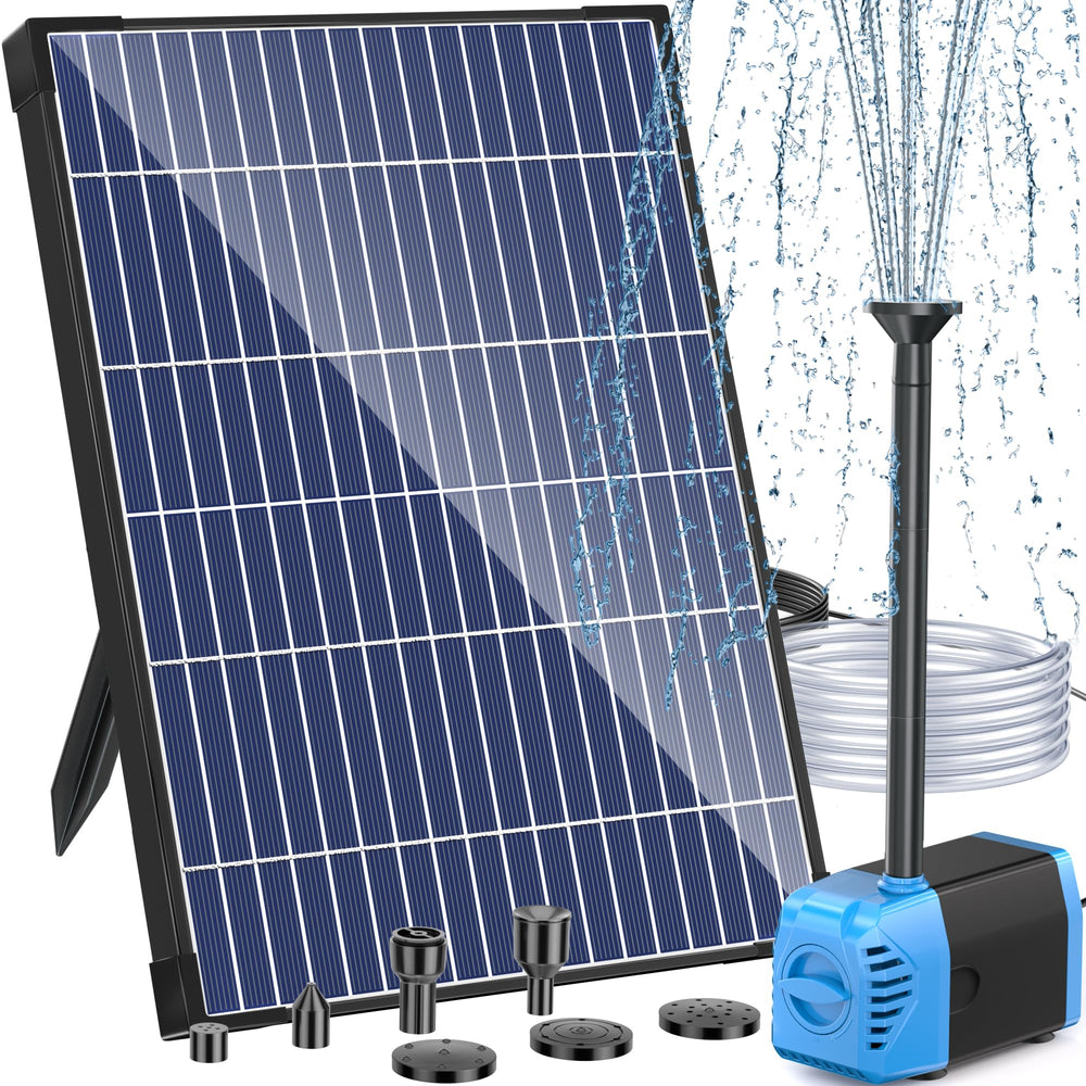 antfraer front panel and pump showing compact design and solar-powered benefit