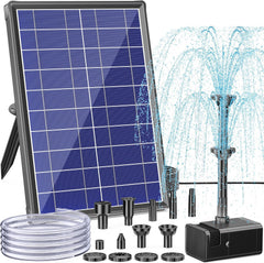 antfraer front view of complete solar pump kit showing easy installation