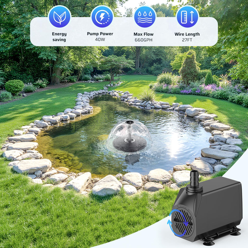 antfraer LED lights illuminating water at night for colorful pond ambiance