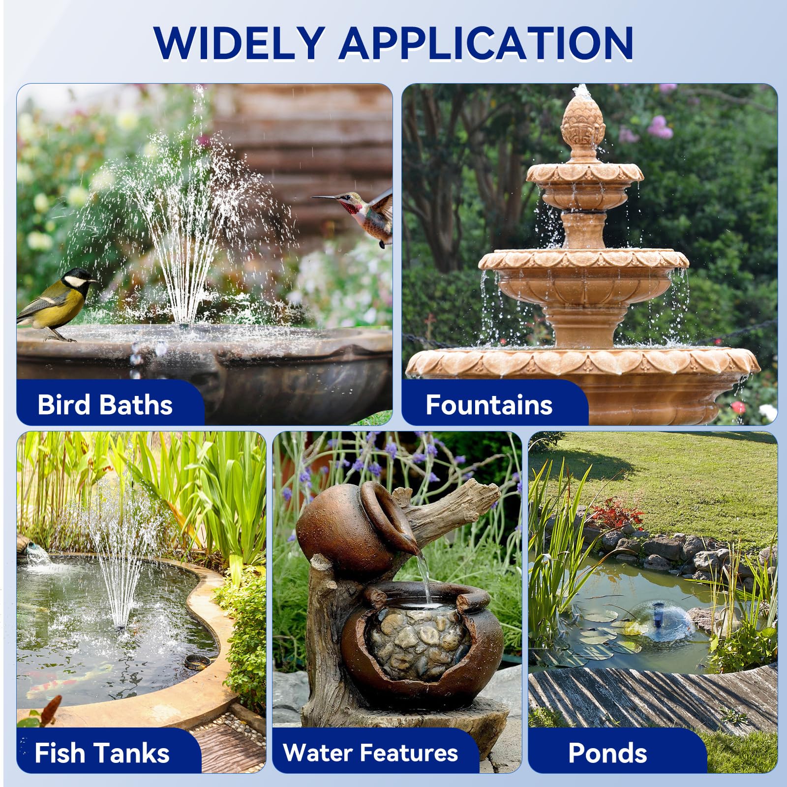 antfraer garden waterfall lifestyle scene improving outdoor ambiance