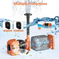 antfraer four interchangeable nozzles displayed for varied spray patterns