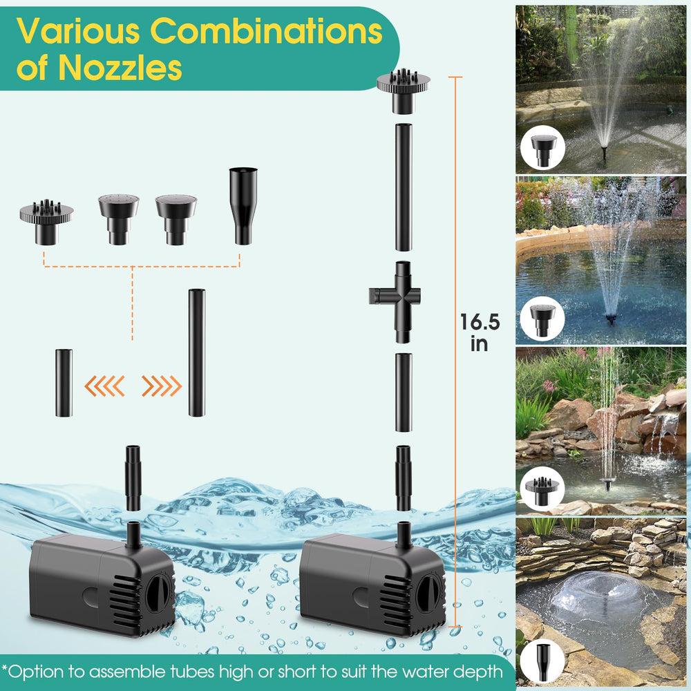 Antfraer solar panel tilted 30–45 degrees to maximize sunlight and steady fountain flow