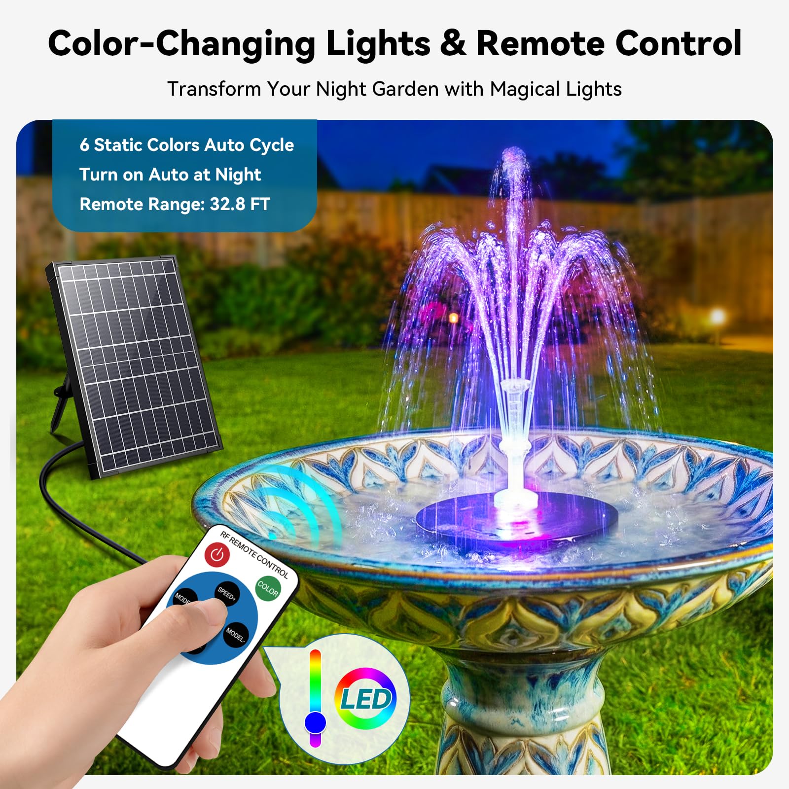 antfraer solar panel placed in bright garden sun for optimal charging and reliable performance