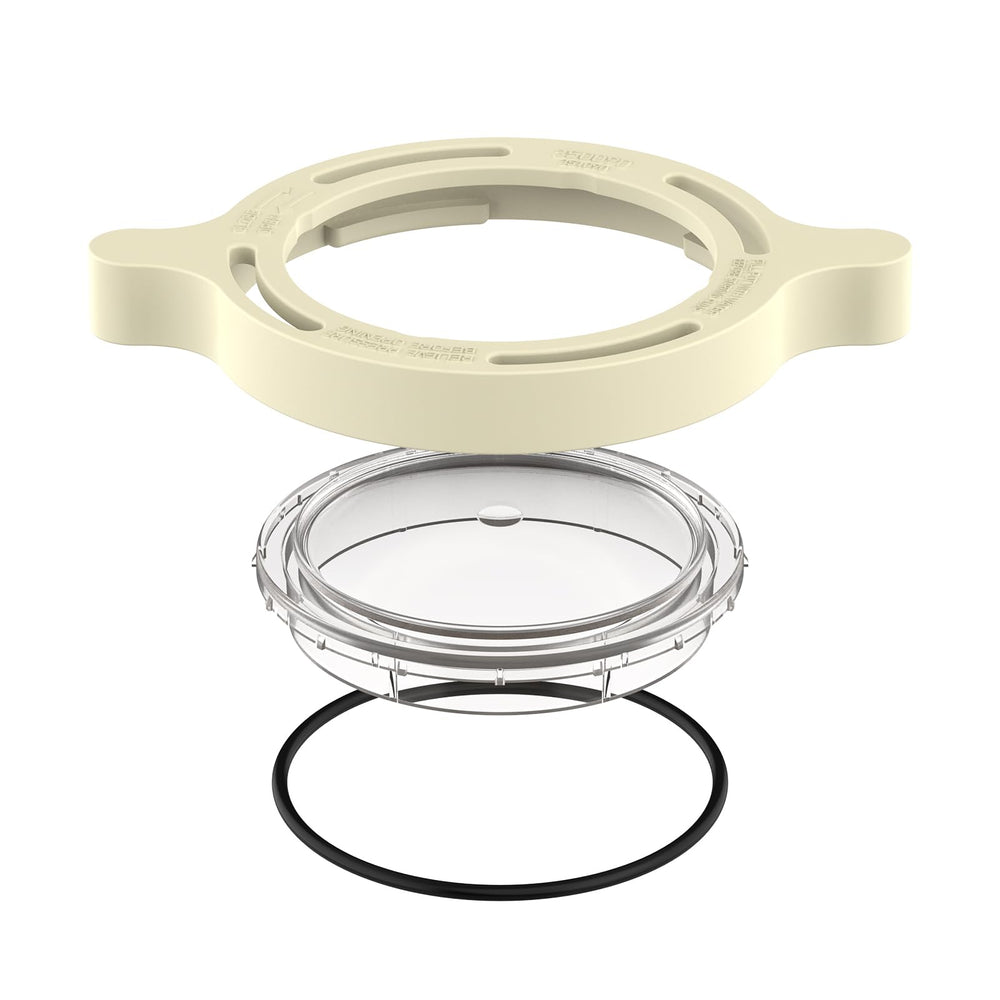 ANTOBLE clear pump lid front view showing visibility and secure seal