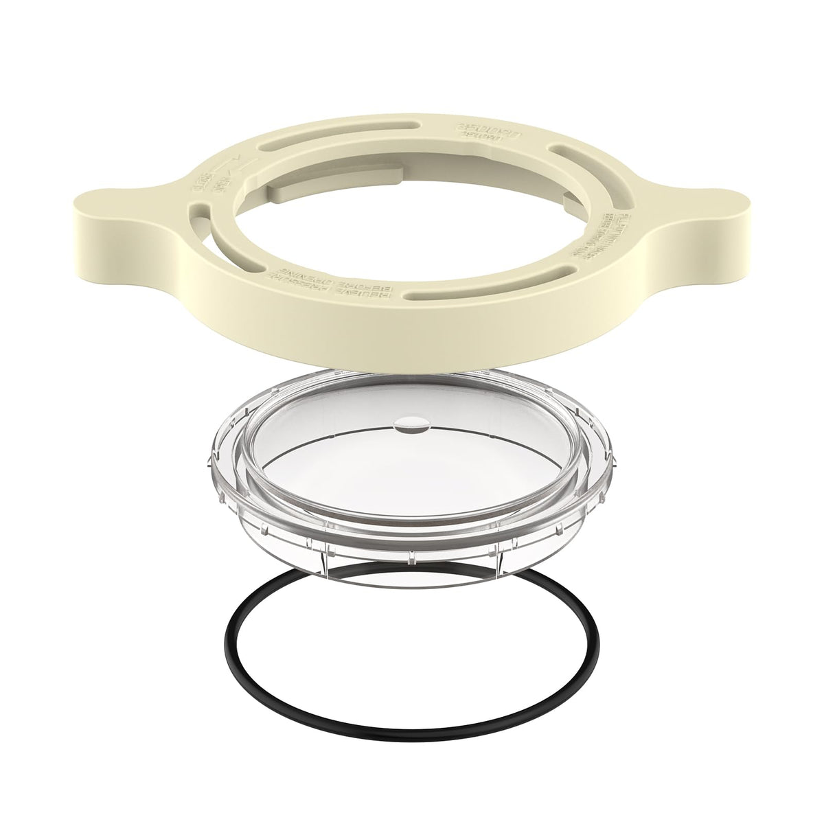 ANTOBLE clear pump lid front view showing visibility and secure seal