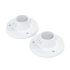 ANTOBLE front view of two deck flanges showing secure fit and tidy appearance