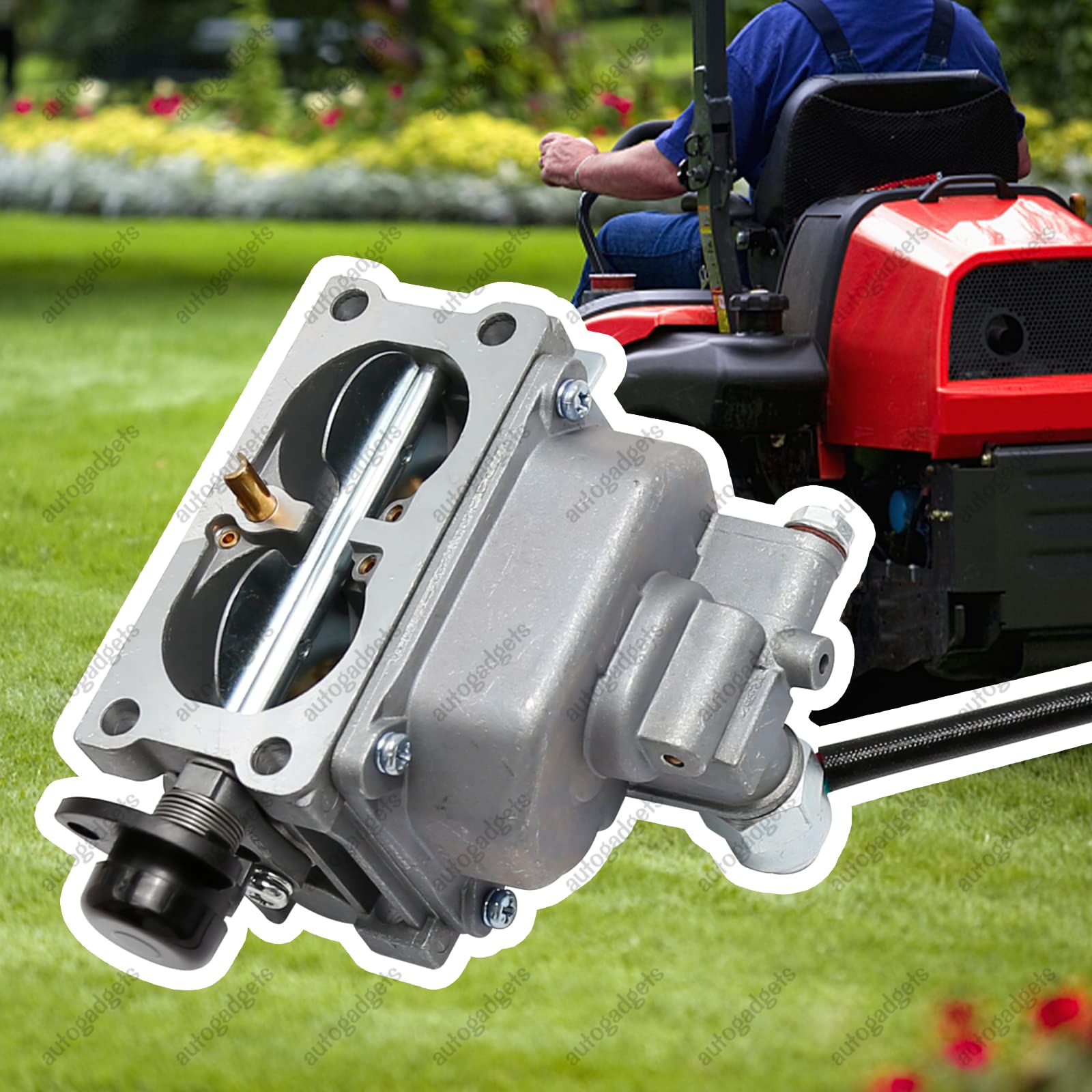 Anxingo carburetor installed on Toro mower illustrating reliable performance after replacement