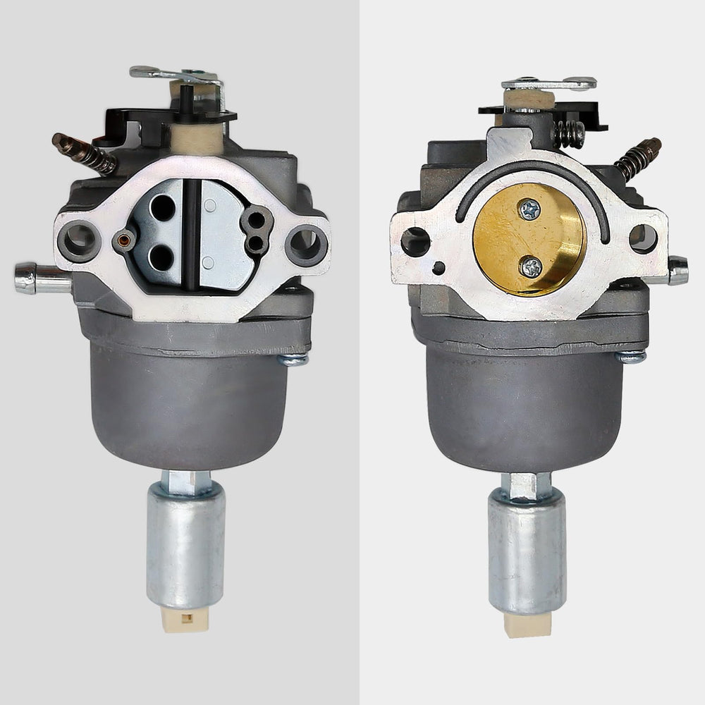 Anxingo carburetor installed on engine illustrating direct-fit replacement benefit