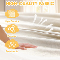 ANYOO cotton weave close-up highlighting durable breathable fabric