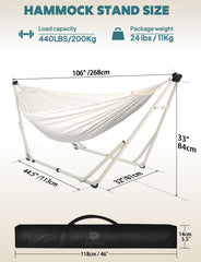 ANYOO hammock chair configuration in use demonstrating upright relaxation benefit
