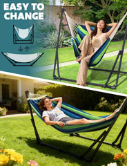 ANYOO close-up of cotton hammock fabric highlighting comfort and breathability