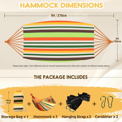 ANYOO hammock tree straps and carabiners protecting bark and easing setup