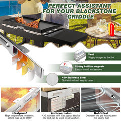 Aoanoko magnetic edge close-up illustrating quick tool-free installation benefit