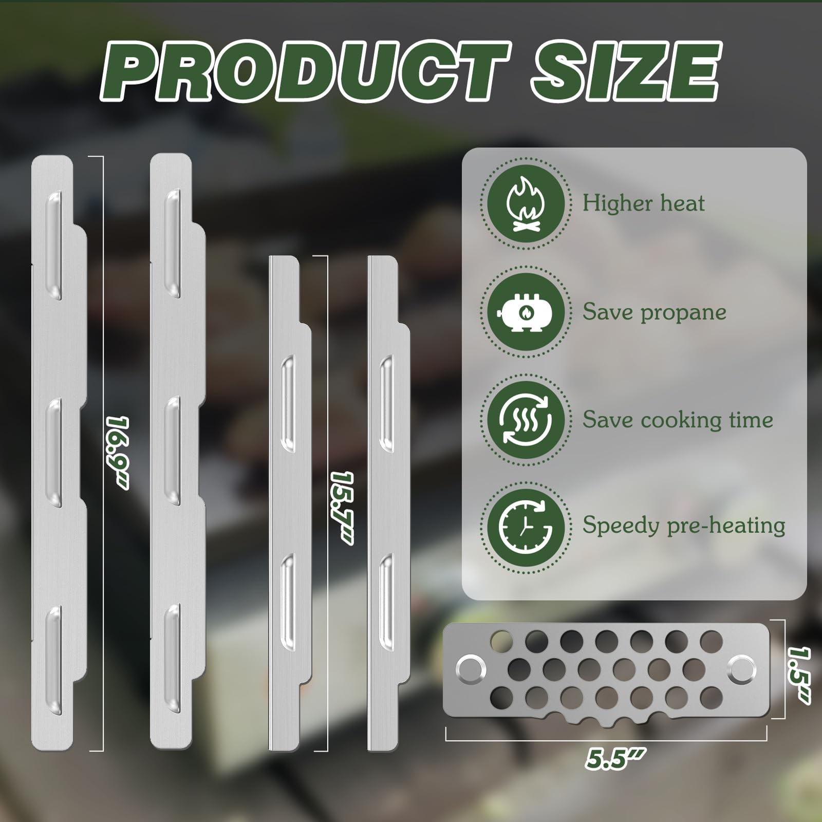 Aoanoko magnetic grease gate and accessories displayed for convenient cleanup