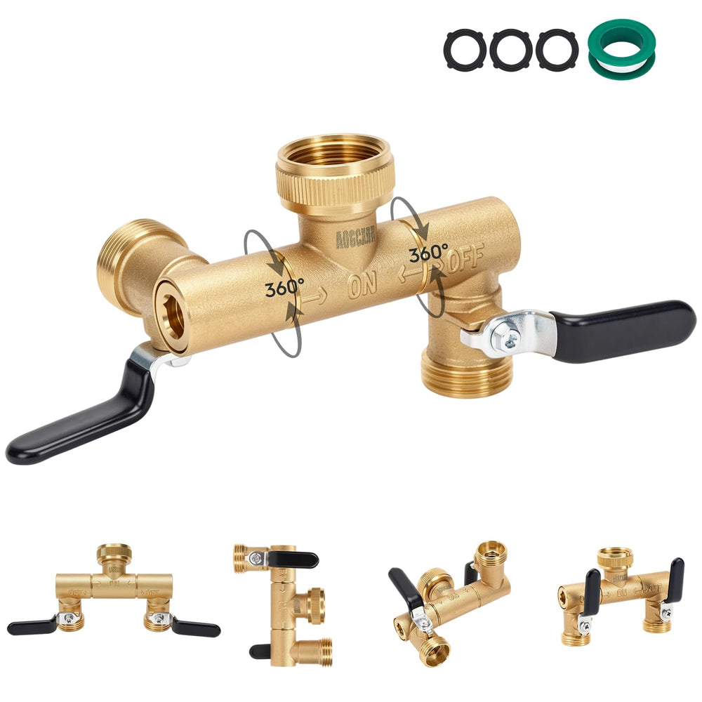 AOGCXDR close-up of 360-degree swivel joint for flexible hose positioning