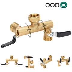 AOGCXDR close-up of 360-degree swivel joint for flexible hose positioning