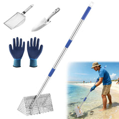 Aoiaute full assembled rake showing complete tool and reach benefit