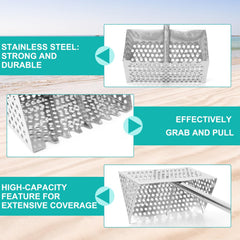 Aoiaute deep mesh basket texture for faster sand separation