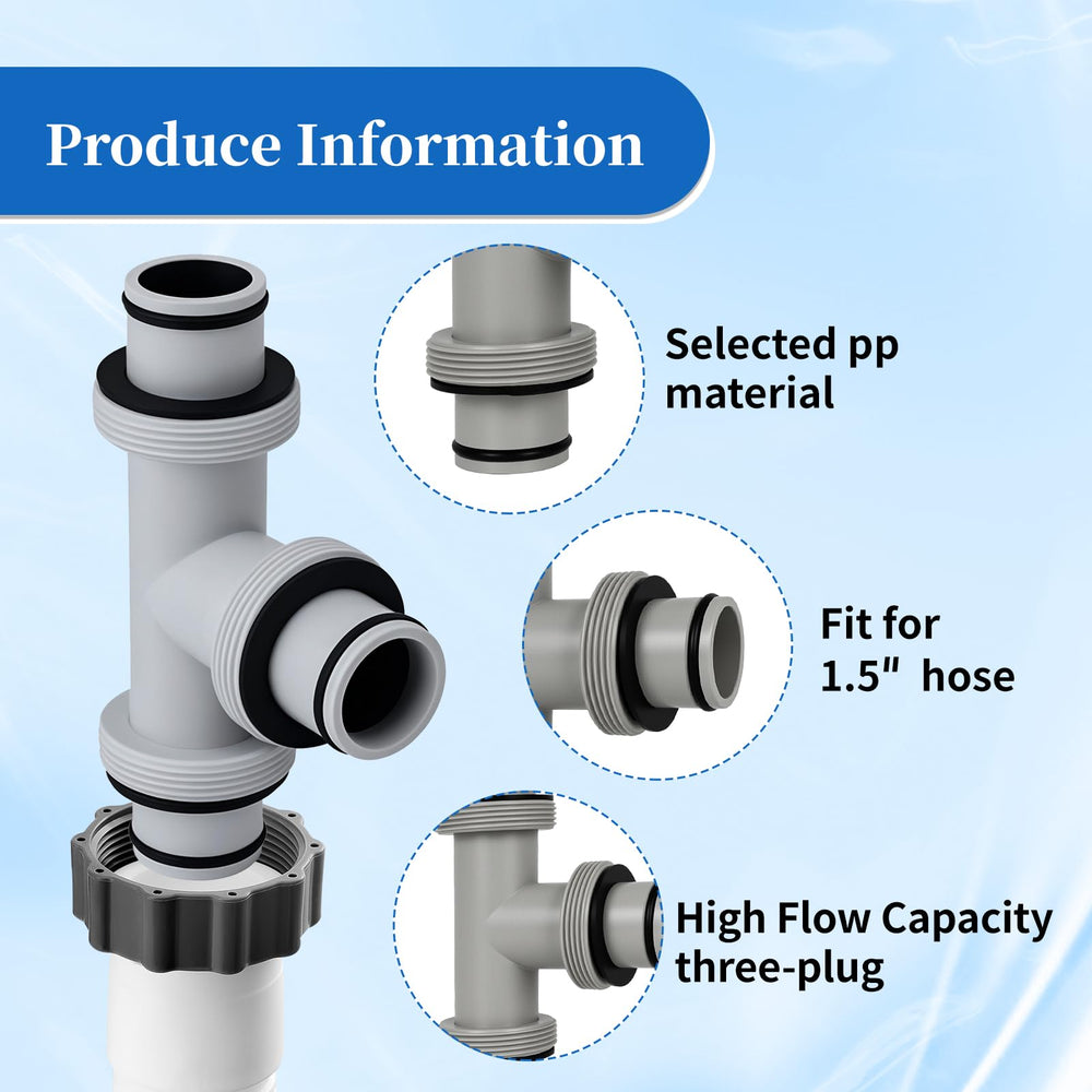 AOIT installed on a pump and sand filter demonstrating quick setup and reliable flow
