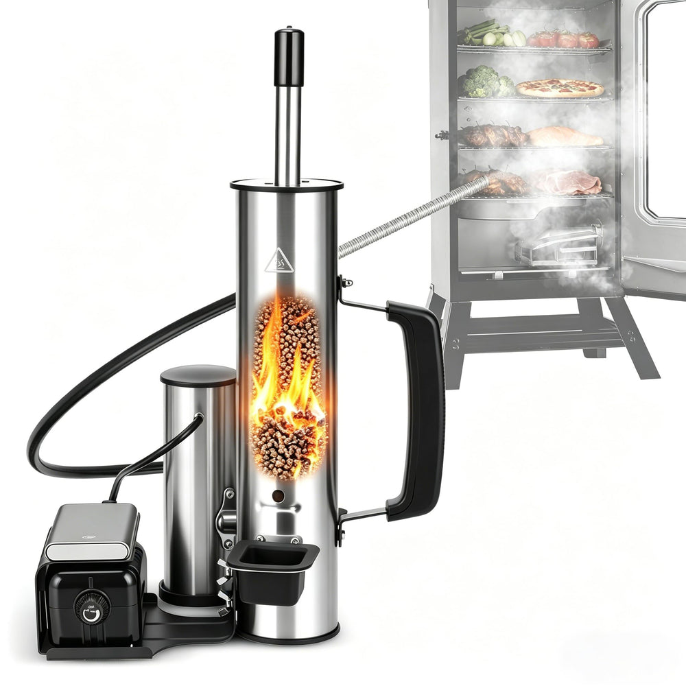 AOKEMAi front view showing compact smoke generator and controls for easy operation