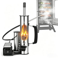AOKEMAi front view showing compact smoke generator and controls for easy operation