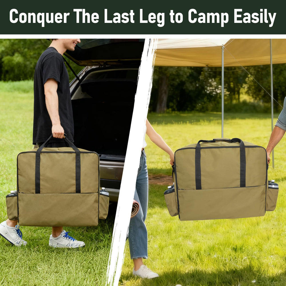 AOKEMAi top handle in-use demonstrating comfortable carrying for one person
