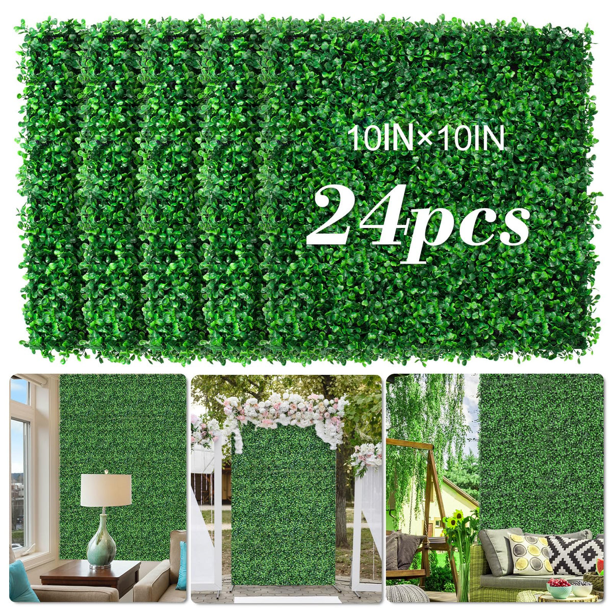 AOKIIE front view of 24-pack panels showing neat packaging and full coverage benefit