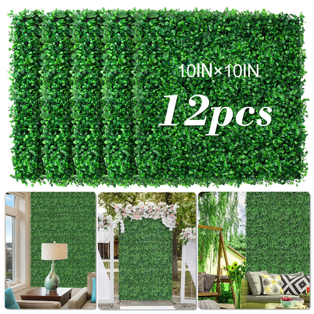 AOKIIE front view of 12-panel boxwood set showing full coverage benefit