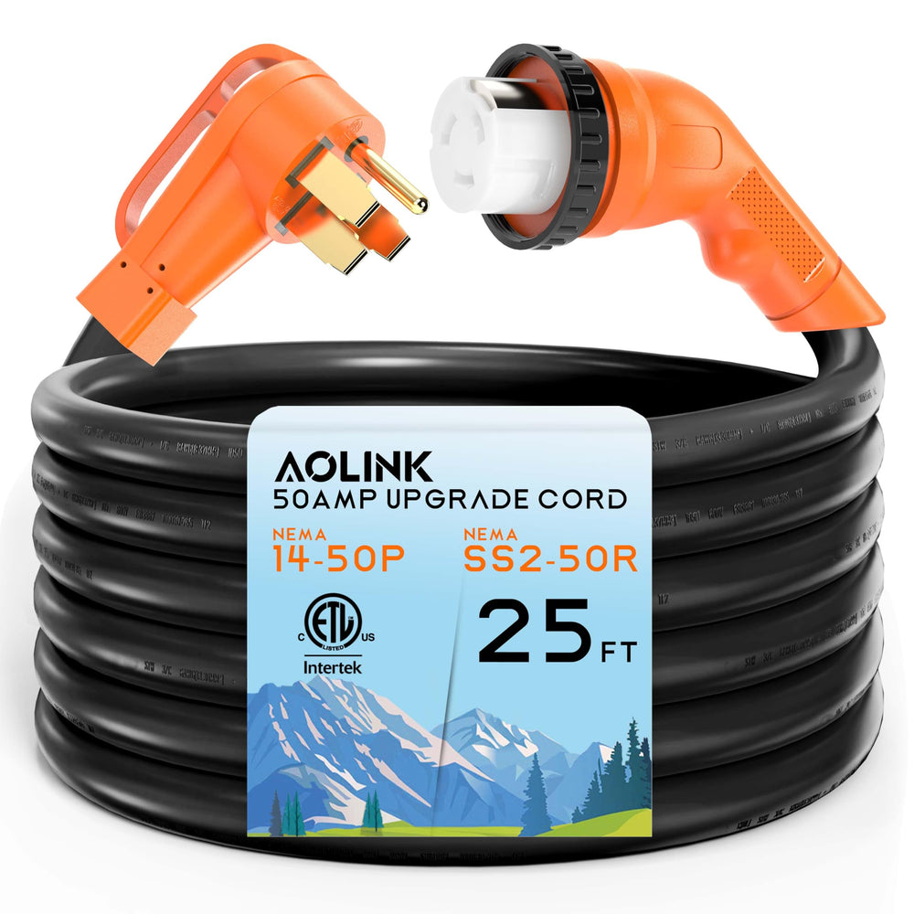 AOLINK front packaging showing 25ft cord and features for quick identification and benefit